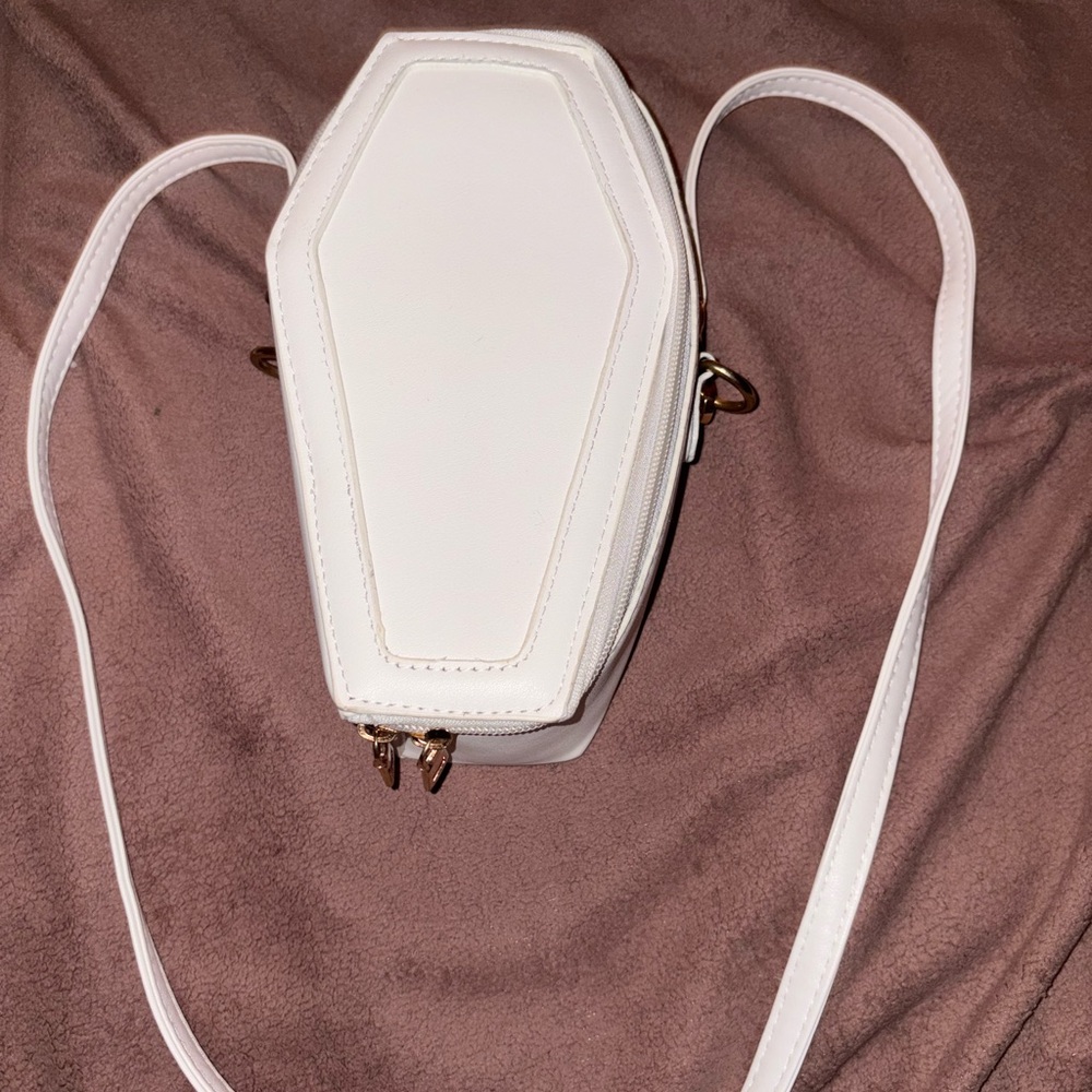 SHEIN White Geometric Crossbody Bag